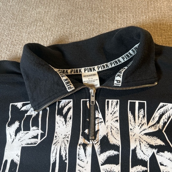 Victoria's Secret PINK Black Sweatshirt 1522 - Picture 2 of 3